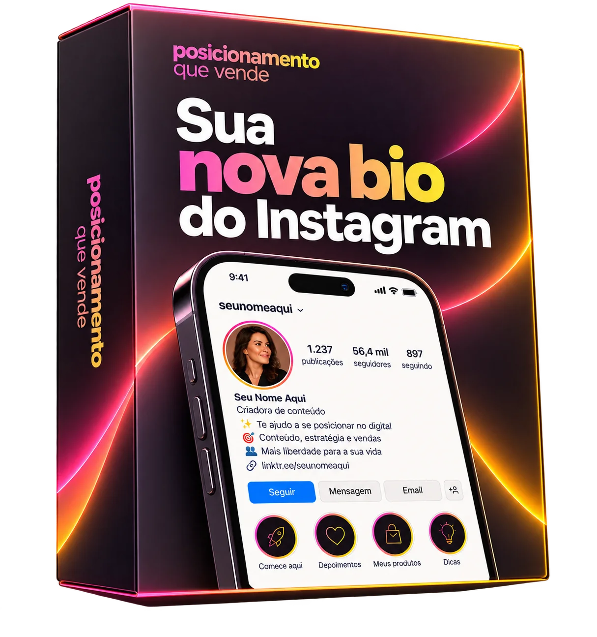 Nova bio do Instagram
